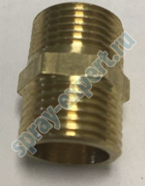 B3/8M-G3/8M Ниппель прямой