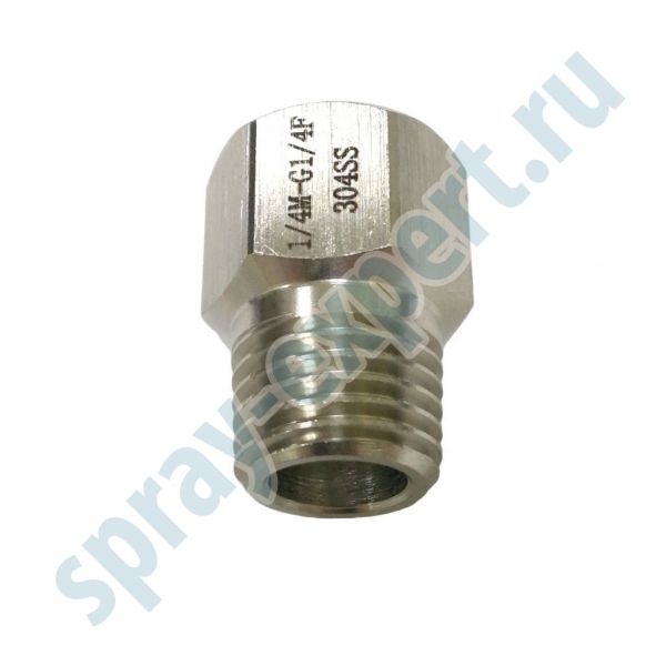 1/4M-G1/4F-304SS Фитинг переходной